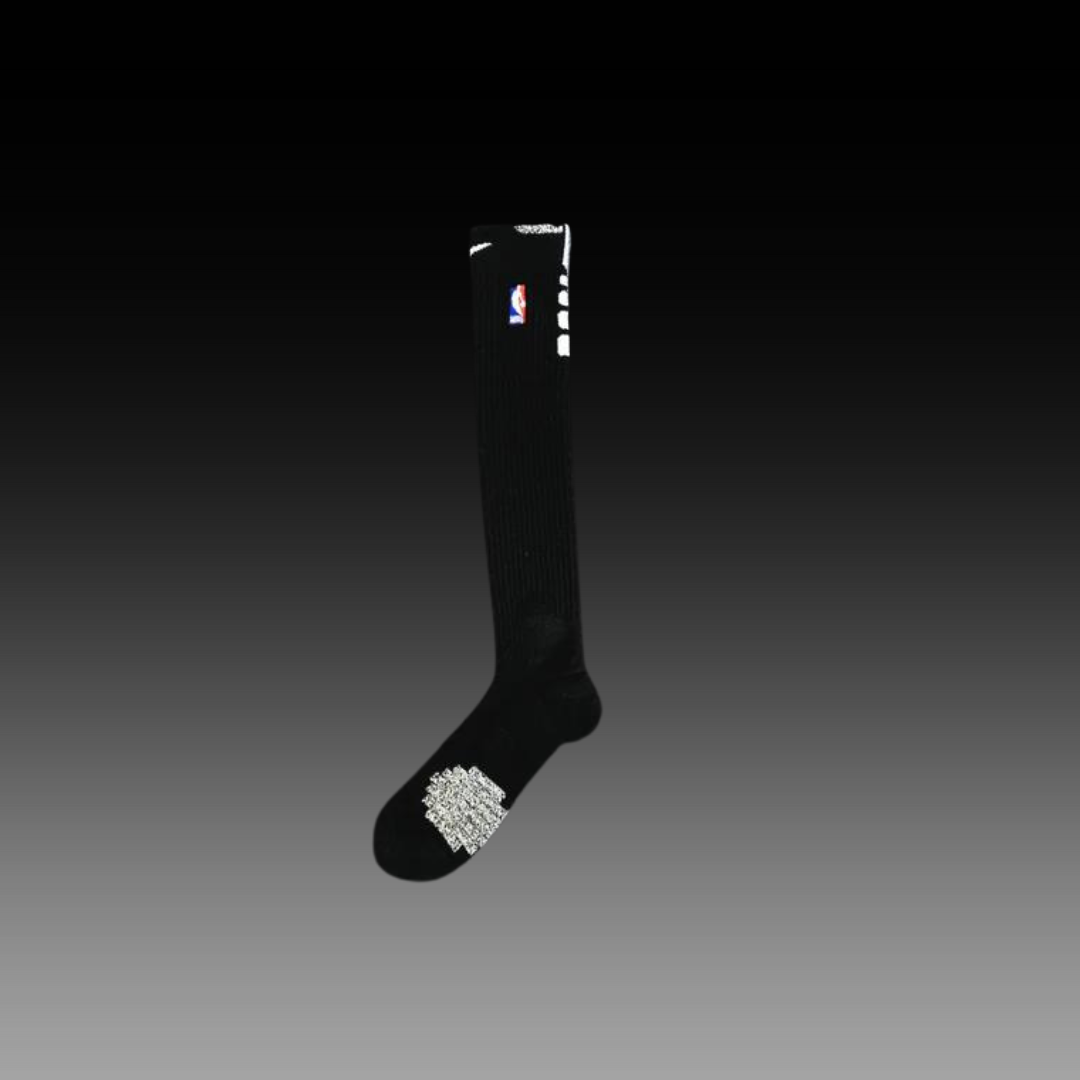 Knee High Socks - Black/White 2018