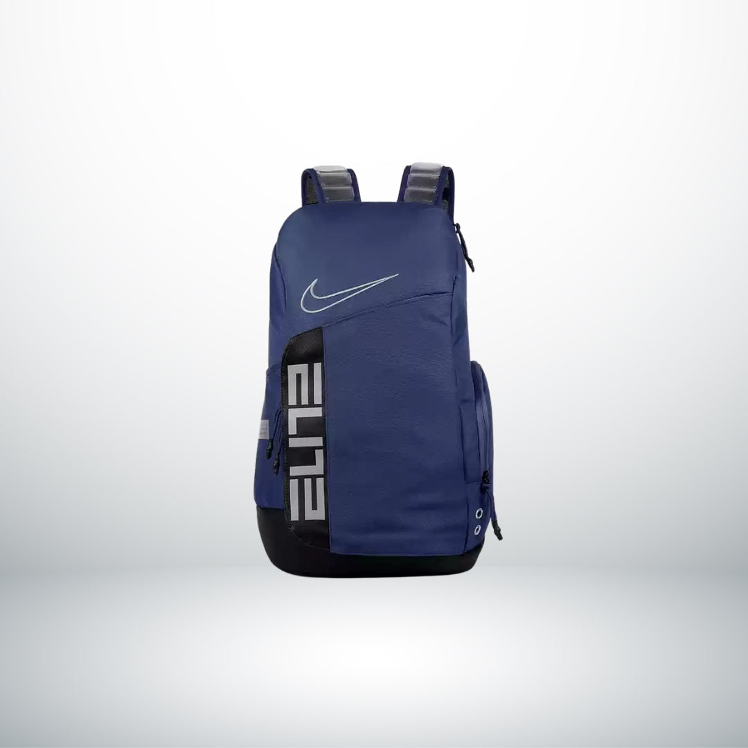 Elite Pro Basketball Backpack - Navy / Black / Silver