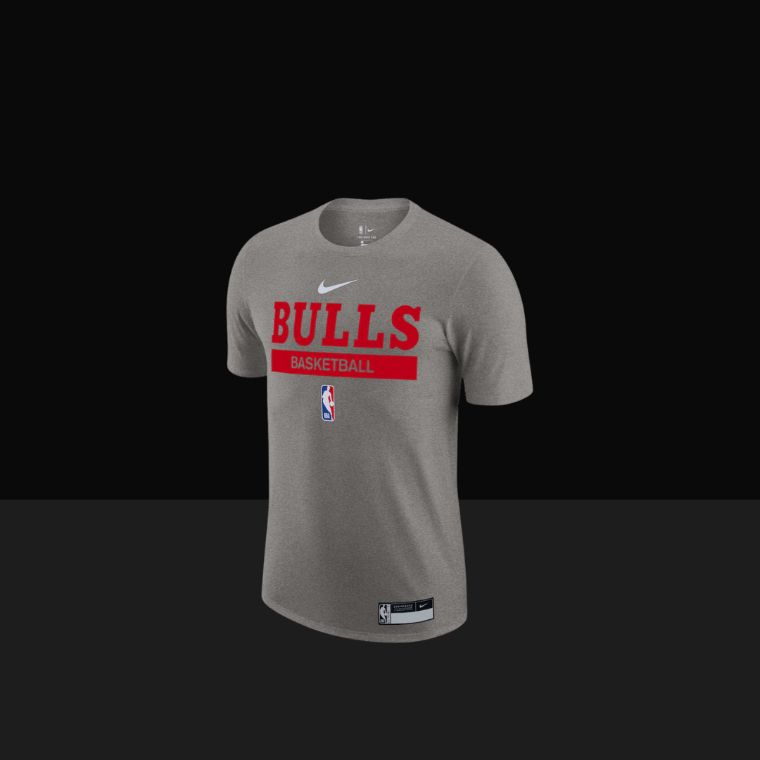 Chicago Bulls 2022/23 Legend On-Court Practice Performance Short Sleeve T-Shirt