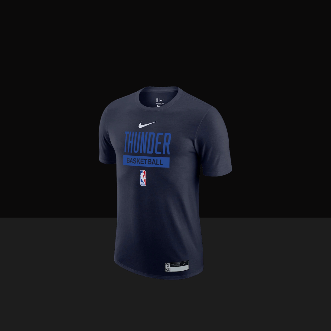 Oklahoma City Thunder 2022/23 Legend On-Court Practice Performance Short Sleeve T-Shirt