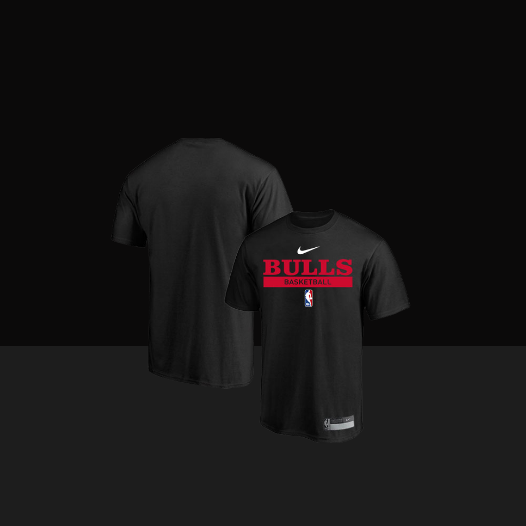 Chicago Bulls 2022/23 Legend On-Court Practice Performance Short Sleeve T-Shirt