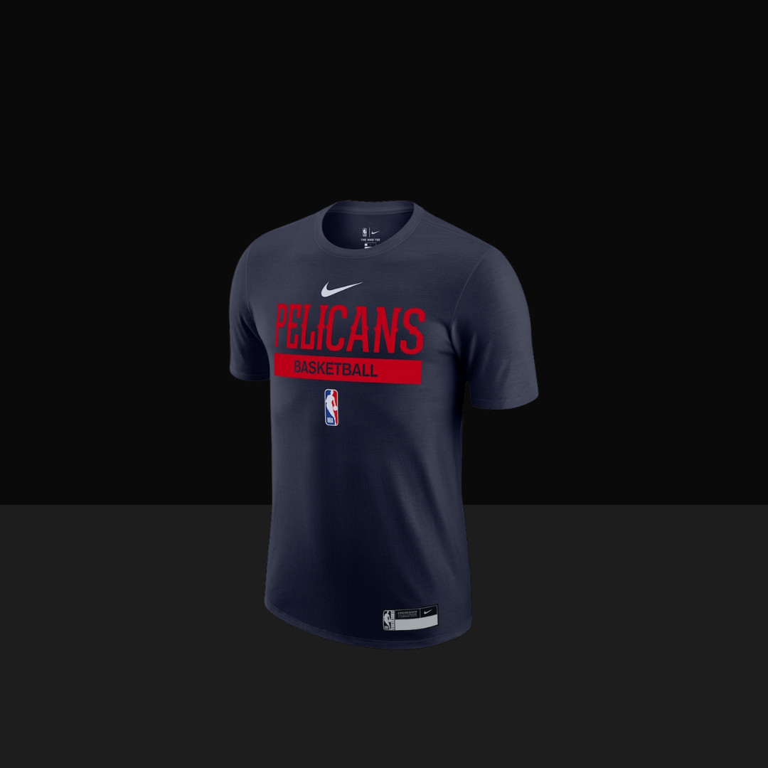 New Orleans Pelicans 2022/23 Legend On-Court Practice Performance Short Sleeve T-Shirt