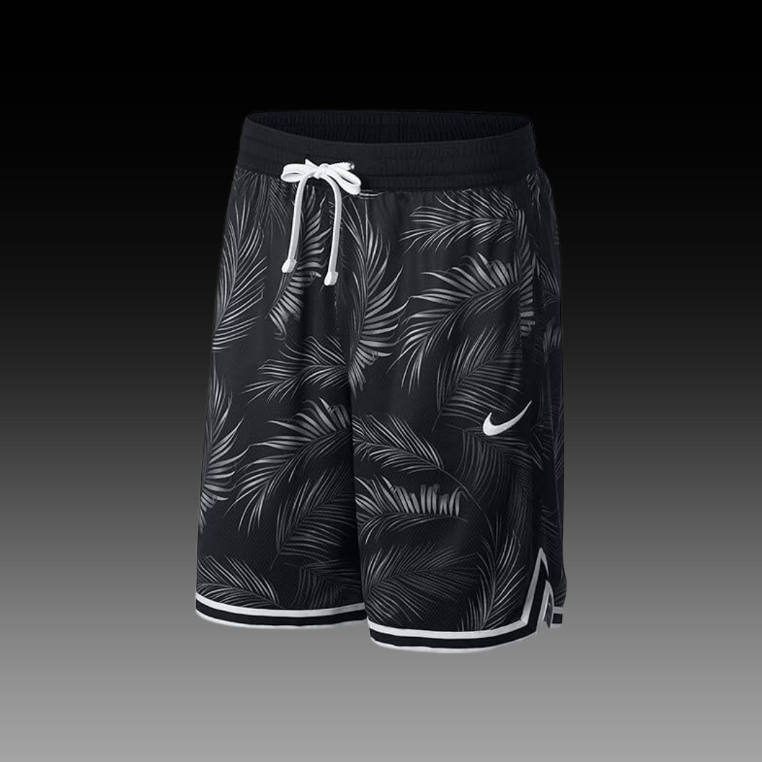 Palm Tree Motif Sports Shorts